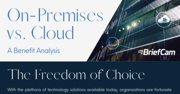 on-premises vs cloud infographic